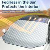 For Hyundai Tucson Sonata Elantra Ix35 Ix45 I10 I30 I40 Car Front Windshield Snow Shield Waterproof Cover Dash Cam Accessory