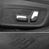 For BMW G20 G28 I3 (2020-) Made of Alcantara Seat Adjustment Buttons Panel Protection Trim Sticker Car Interior Tuning Access