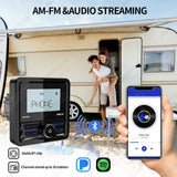 200W Waterproof Marine Stereo Radio for UTV RV ATV Car Interior Accessory AKAMATE