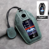 Car Key Cover For Bmw X3 G01 G31 X5 G05 X4 G02 G30 G32 I8 X7 M5X F20 Leather Car Key Case Cover
