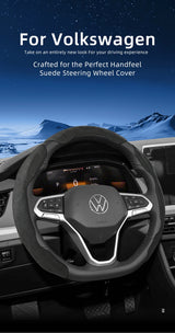Sports Suede Snap-On Cover for Volkswagen Golf Car Interior Accessory Hocasen