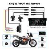 8.1 inch Wireless CarPlay Moto GPS Navigation Dashboard