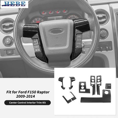 Interior Trim Cover Kit for Ford F150 Raptor 2009-2014 Car Interior Accessory HEBE