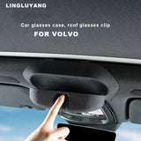 Roof Sunglasses Glasses Holder for Volvo XC60 S90 Car Interior Accessory LINGLUYANG