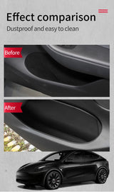 Door Groove Storage Mat Anti-Slip for Tesla Model Y Car Interior Accessory GMUNI