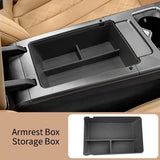 For BYD Song L DM-i Screen Rear Storage Box Central Control Armrest Box Silicone Organizer Tray Interior Accessories Car Inte