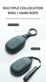 Leather Car Remote Key Case Cover for Geely Starray Vow Geome Emgrand X7 EX7 2025