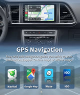 Android 15 2K Multimedia Display for Seat Ateca Cupra