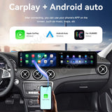 25" Wide Dual Screen Multimedia System for Mercedes-Benz GLA 2014–2019