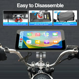 Motorcycle GPS Screen 6.3in Wireless CarPlay Monitor Android Head Unit AKAMATE