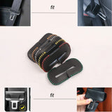 Leather Seat Belt Buckle Cover for BMW Series Car Interior Accessory LINGLUYANG