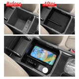 BYD M6 2024 2025 Center Console Armrest Storage Box Car Central Tray Organizer Accessories Stowing Tidying Black Car Interior
