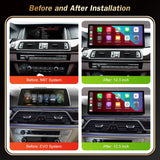 12.3-Inch Wireless CarPlay Multimedia Screen for BMW 5 7 Series Android Head Unit wincago