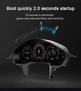 Digital LCD Instrument Cluster Display for Porsche Panamera 2010–2016 Android Head Unit Aotsr