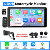 6 Inch Motorcycle GPS DVR with Quick Release Bracket