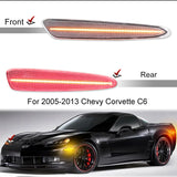 LED Side Marker Smoked Lens for Chevy Corvette C6 2005-2013 Car Interior Accessory iJDM