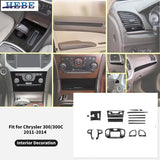 Carbon Fiber Interior Trim Kit for Chrysler 300 Car Interior Accessory HEBE
