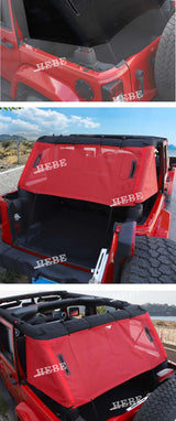 PVC Trunk Shade Net for Jeep Wrangler JK 4-Door 07-17