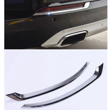 Chrome Rear Fog Lamp Trim for Volvo XC90 2015-2025 Car Interior Accessory LINGLUYANG