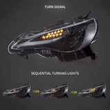RGB LED Headlight with Animation for Subaru BRZ/Toyota 86 Car Interior Accessory VLAND