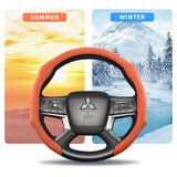 Premium Suede Wheel Cover for Mitsubishi Outlander SUV Car Interior Accessory Hocasen