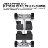 Xpeng G6 2023-2024 Car Floor Mats Cargo Liner Trunk Pad TPE 3D Foot Mat Left Rudder Waterproof BLACK