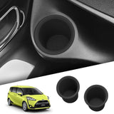 Toyota SIENTA 170 2016-2021 Silicone Water Cup Holder Limiter Fixed Drink Storage Box Tray Car Accessories 2pcs Black Air fre