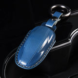 Leather Key Protector Cover for Tesla Model 3 Car Interior Accessory GMUNI