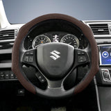 Suede Snap-On Steering Wheel Cover for Suzuki Jimny