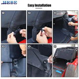PVC Trunk Shade Net for Jeep Wrangler JK 4-Door 07-17 Car Interior Accessory HEBE
