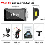 Motorcycle GPS Monitor Wireless CarPlay & TPMS