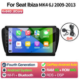 9 Inch Android 12 Head Unit GPS for Seat Ibiza 2008-2015