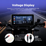 6.25" CarPlay GPS with TPMS for Universal Motorcycles Android Head Unit EKIY