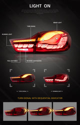 LED Taillight Assembly Sequential for BMW 4 Series 14-20 LED Ambient Light VLAND