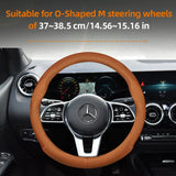 Leather Steering Wheel Cover for Mercedes C-Class E-Class