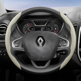 Renault Non-Slip D-Shaped Leather Steering Cover
