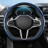 Universal Snap-On Carbon Fiber Wheel Cover Shell Accessory