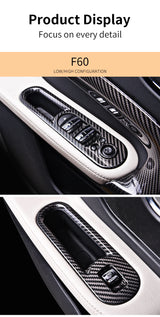 Carbon Fiber Switch Panel Cover for Mini Cooper F60