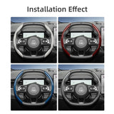 Carbon Fiber Texture Steering Cover for Zeekr 001 X Car Interior Accessory Hocasen