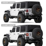Vland Animated OLED Tail Lights for Jeep Wrangler JL Car Interior Accessory Vland