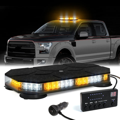 Magnetic Roof Strobe Light 12V/24V 42 LED Emergency Car Interior Accessory MAGIC COLORM