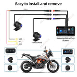 6.3 Inch Waterproof Motorcycle GPS with CarPlay Auto