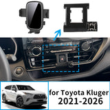 Screen-Mounted Wireless Phone Holder for Toyota Kluger 2021–2026 Car Phone Holder CATUSIKI