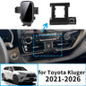 Screen-Mounted Wireless Phone Holder for Toyota Kluger 2021–2026