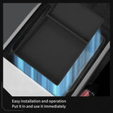 Lower Tray for Tesla Model Y Standard RWD 2025-2026 Car Armrest Storage Box Silicone Tidying Organizer Accessories Car Interi