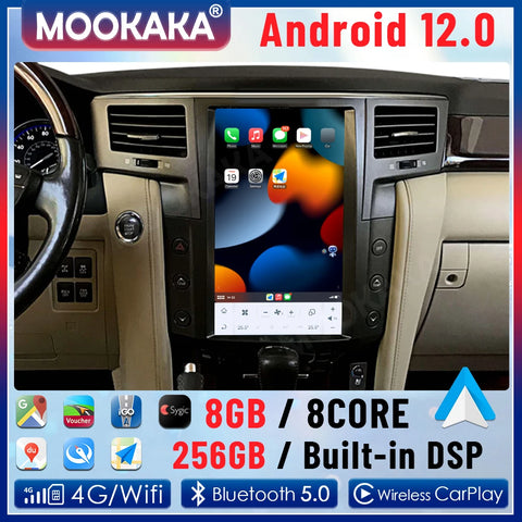 12.3-inch Android 13 Head Unit for Lexus LX570 2007–2015 Android Head Unit Aotsr