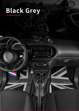 Luxury Leather Floor Mats for Smart 453 Fortwo (2 Pcs)