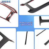 Interior Trim Carbon Fiber for Jeep Grand Cherokee 2016-2018 Car Interior Accessory HEBE