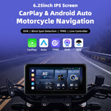 6.25" GPS BSD Display with TPMS for Universal Motorcycles Android Head Unit EKIY