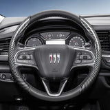 Carbon Fiber Steering Wheel Cover with Quick-Release for Buick Encore GX